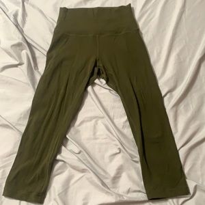 Olive Green Lululemom Leggings